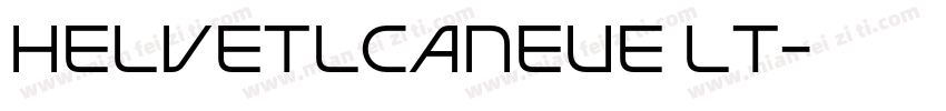HelvetlcaNeue LT字体转换